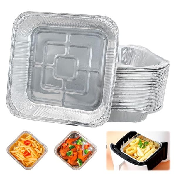 Wholesale Item - ALUMINUM FOIL SQUARE PLATE - MOQ 23 Pieces