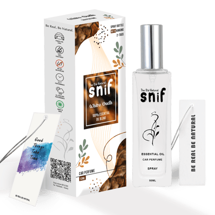 The Old Natural Spray Car Perfumes with Essential Oils Fragrance in Glass bottle with 2 Hanging Tags | Car Air Fresheners 50ml (White Oudh) The Old Natural Spray Car Perfumes with Essential Oils Fragrance in Glass bottle with 2 Hanging Tags | Car Air Fresheners 50ml (White Oudh)