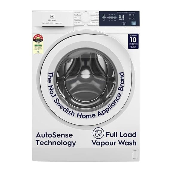 Electrolux 9kg 5 Star EcoInverter Fully Automatic Front Load Washing Machine,EWF9024D3WB