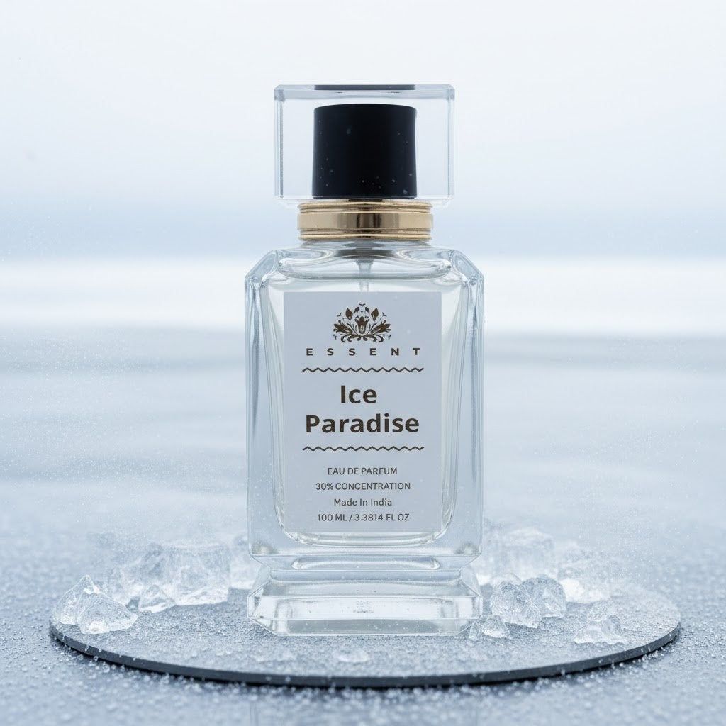 Essent Perfumes Ice Paradise Eau de Parfum (EDP) – Chilled Aquatic Fresh Long Lasting Perfume – Unisex Fragrance