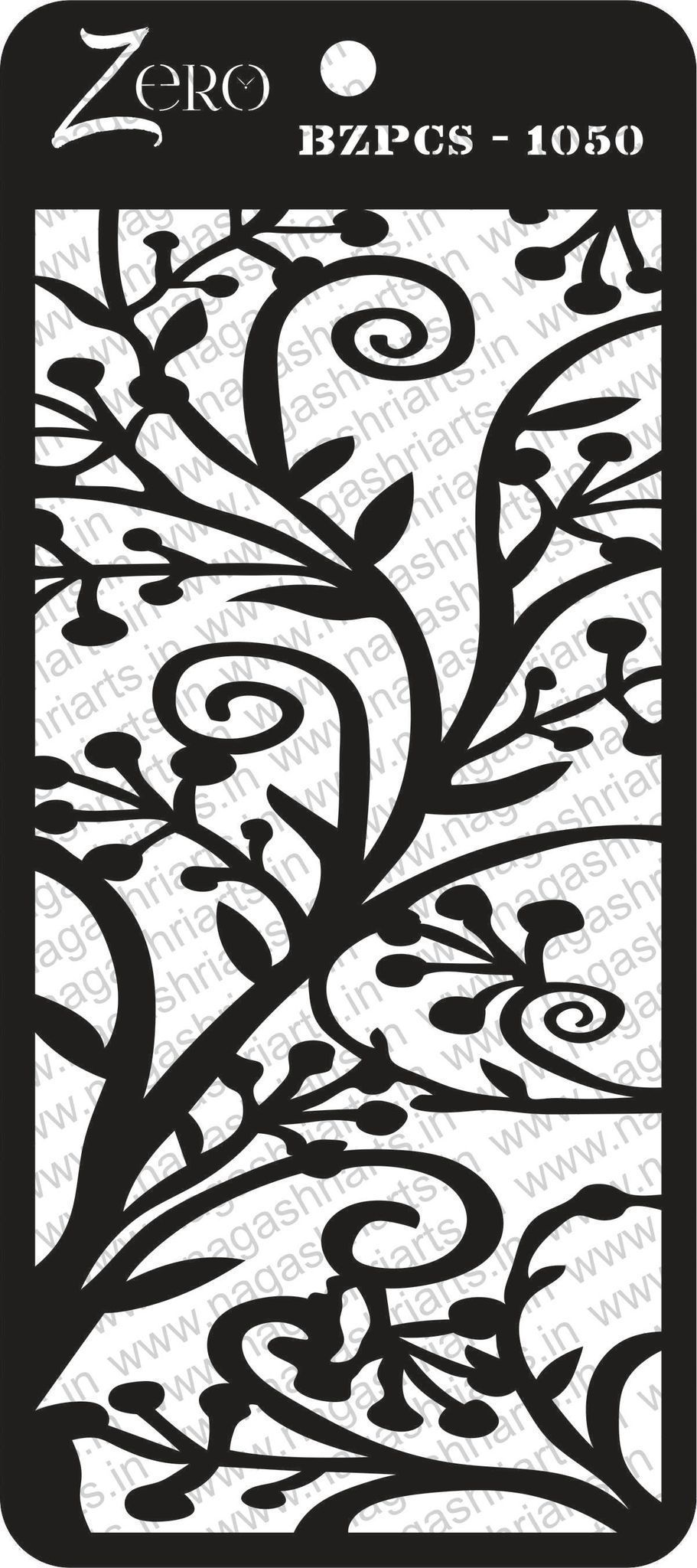 Brand Zero Pratibimb Craft Stencil - Code: BZPCS-1050 - Select Your Preferred Size