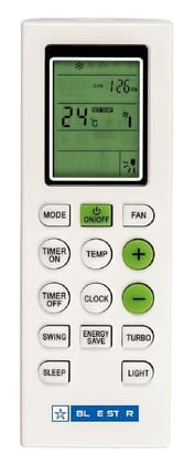 Original AC Remote Compatible for Blue Star AC Remote Original Suitable for Bluestar Window Ac,1 Year Warranty Original AC Remote Compatible for Blue Star AC Remote Original Suitable for Bluestar Window Ac,1 Year Warranty - Original Blue Star AC Remote