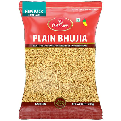 Haldiram's Namkeen - Plain Bhujia, 400 g Pouch
