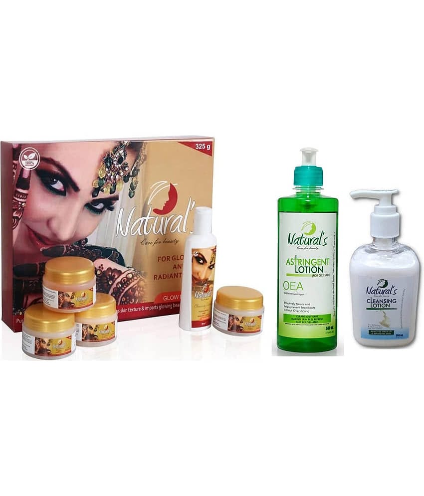 Natural's - Natural Glow Facial Kit For All Skin Type ( Pack of 7 )