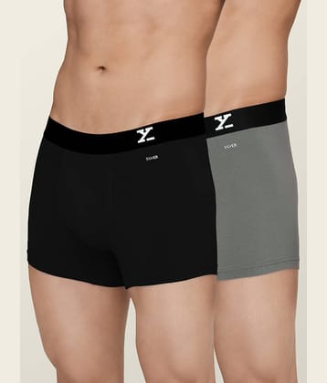 XYXX Pack of 2 Cotton Trunks For Men's ( Multicolor )