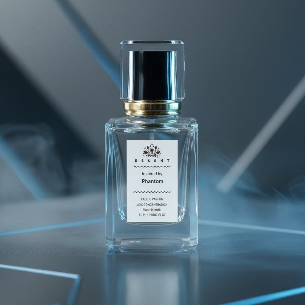 Essent Perfumes Phantom Eau de Parfum (EDP) – Aromatic Vanilla Woody Long Lasting Perfume – Men’s Fragrance