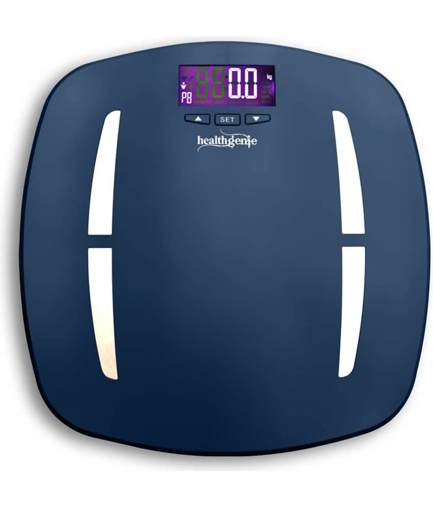Healthgenie Digital Body Composition Monitor Weighing Scale, Strong & Best ABS B Weighing Scale HB-331 (Royal Blue)