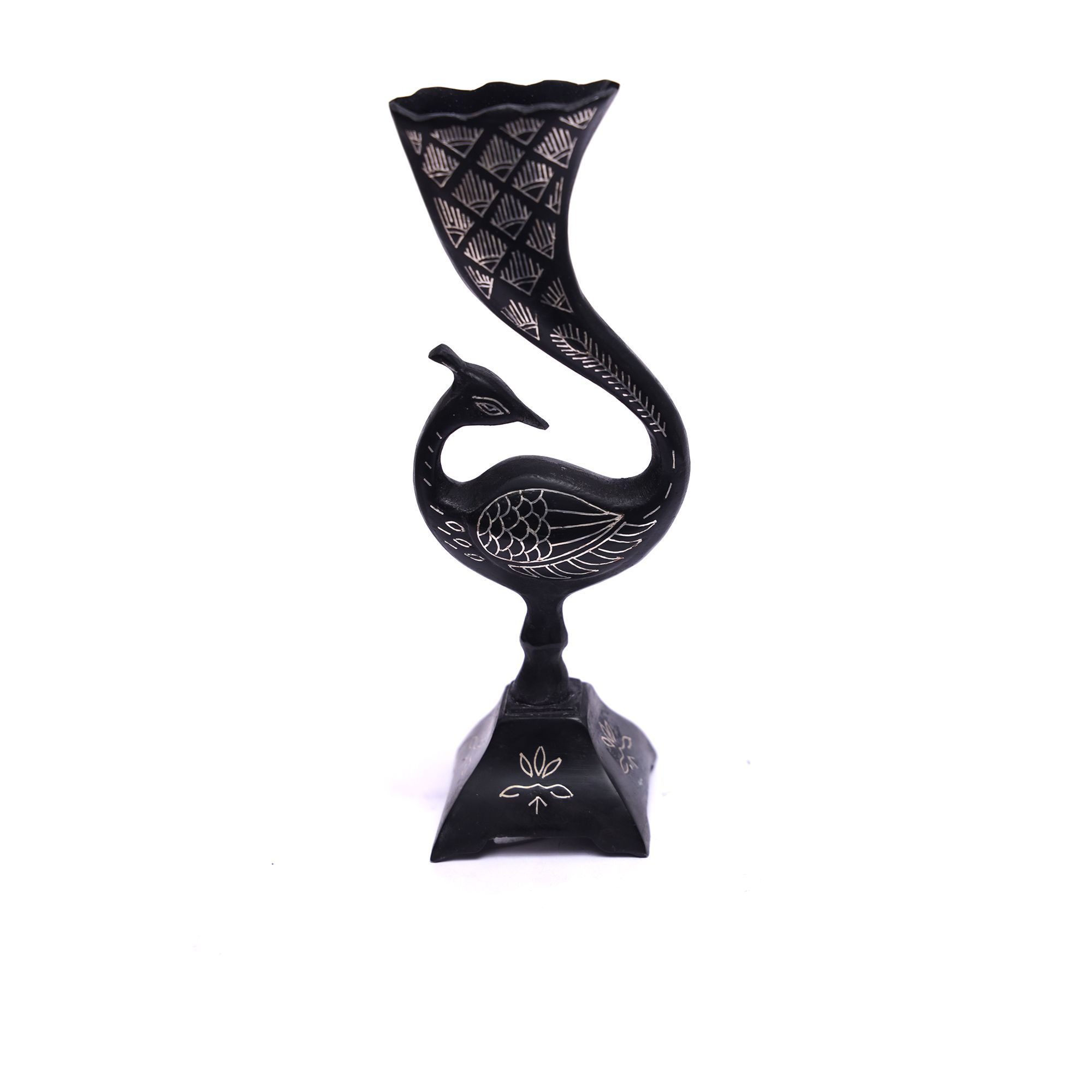 Bidri Work Peacock Standing (1SMTDCOKA07773)
