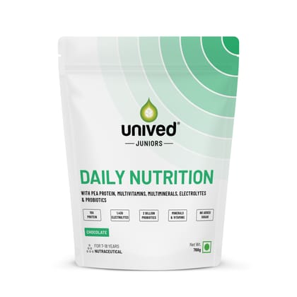 Unived Kids Daily Nutrition Drink for Growth and Immunity Chocolate