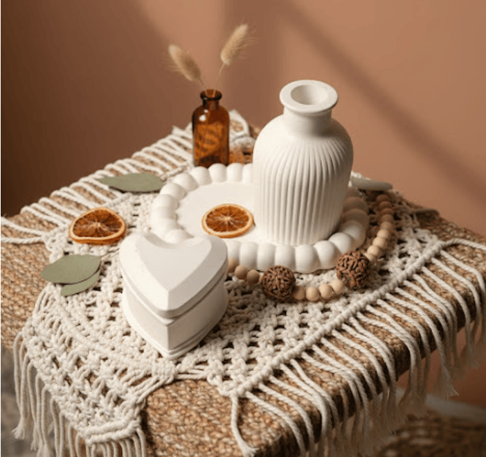 Combo 14 -  bubble tray + Vase + square jewellery box