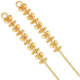 Kanchain Ear chain kanoti ear Cuff Ear to Ear Chain for Women and Girls- (VFJ1017KC)