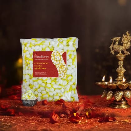 Long Lasting Chandan Cotton Wicks for Diyas 2100 Pieces