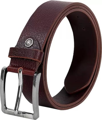 Leather World - Brown 100% Leather Men's Formal Belt ( Pack of 1 )