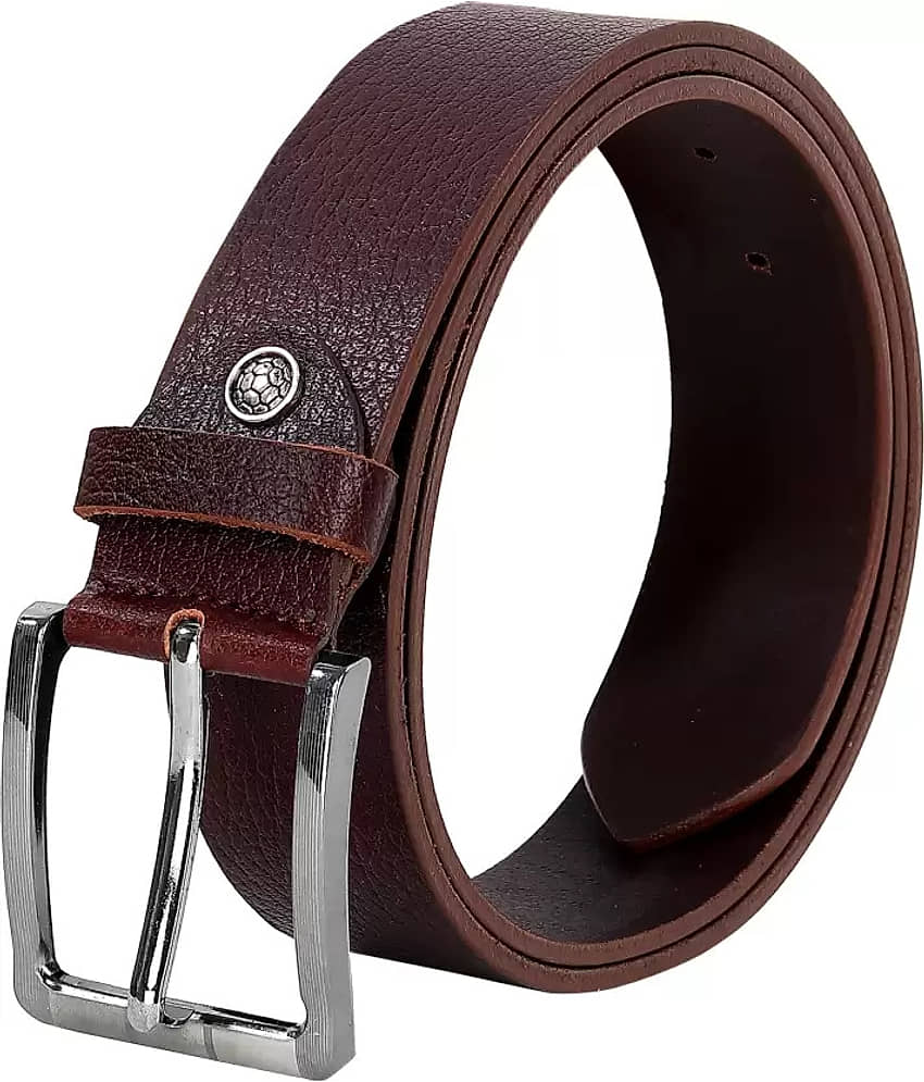 Leather World - Brown 100% Leather Men's Formal Belt ( Pack of 1 )