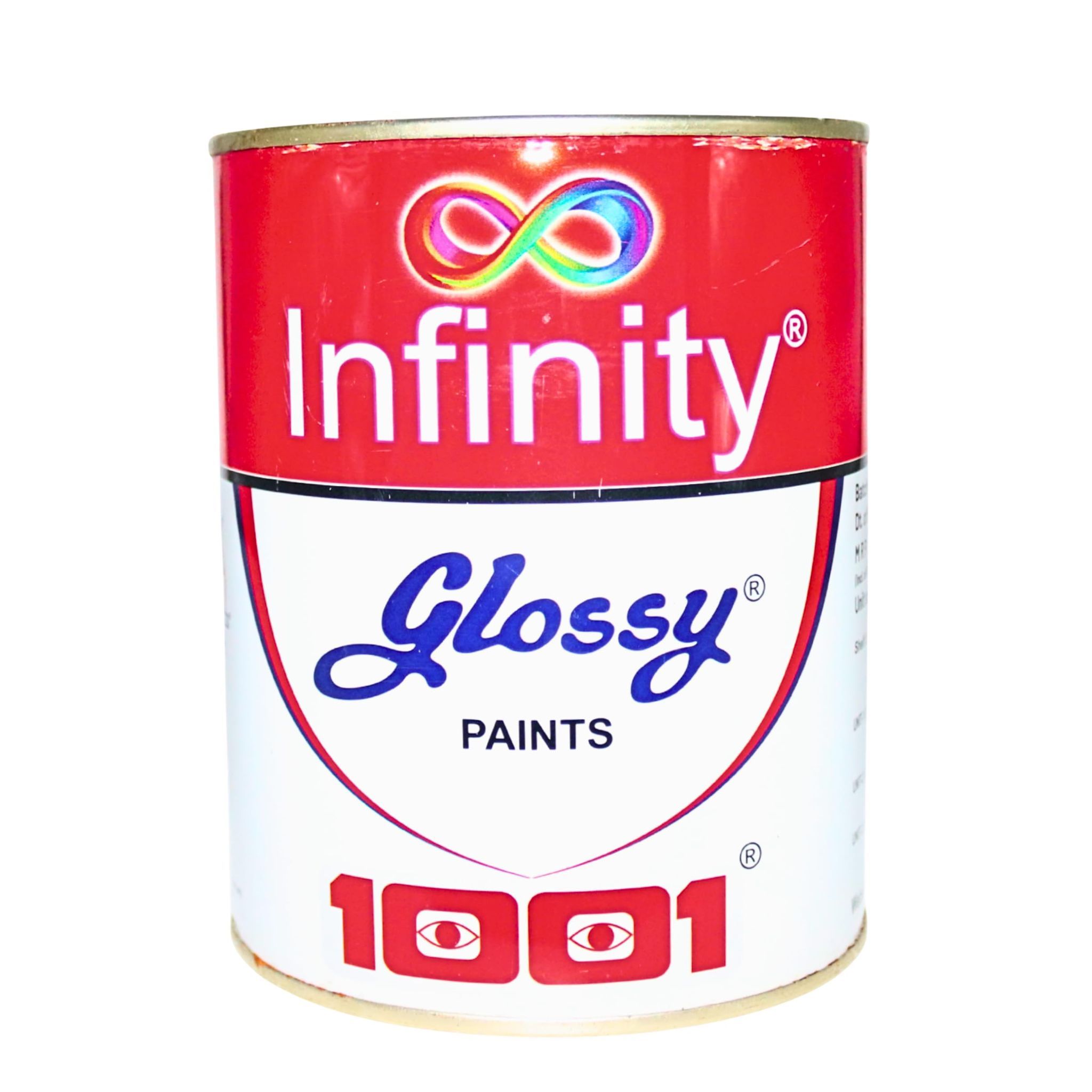 1001 Infinity Solid White Plus Paint High Coverage Bright White Automotive & Industrial Coating, Smooth Finish & Long-Lasting Performance
