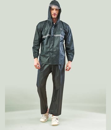 lux venus Green Nylon Men's Rain Suit ( Pack of 1 )
