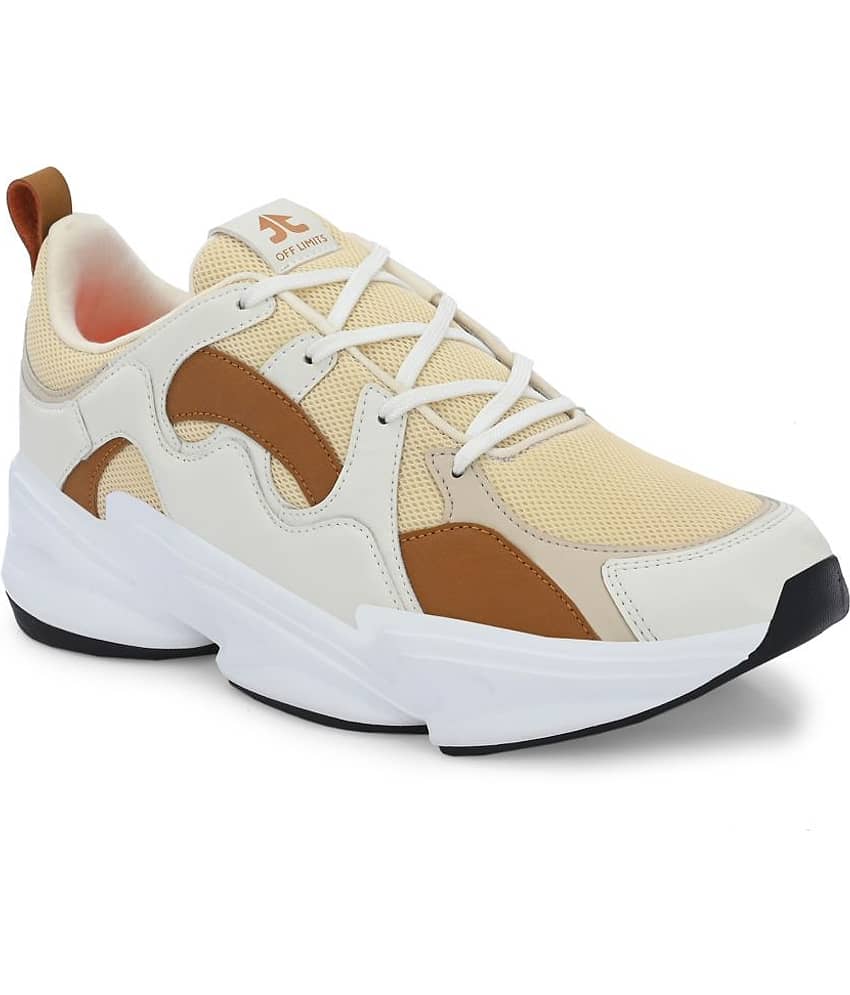 OFF LIMITS DIABLO Cream Men's Sports Running Shoes