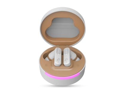 Pebble Blissbuds Hue, TWS Earbuds, ANC & ENC, Deep Bass & Clear Sound, RGB Light 4 Mics, Snug Fit, Voice Assistant, Dual Pairing - Gray Pebble Blissbuds Hue, TWS Earbuds, ANC & ENC, Deep Bass & Clear Sound, RGB Light 4 Mics, Snug Fit, Voice Assistant, Dual Pairing - Gray
