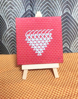 Saraswati handmade product with stand