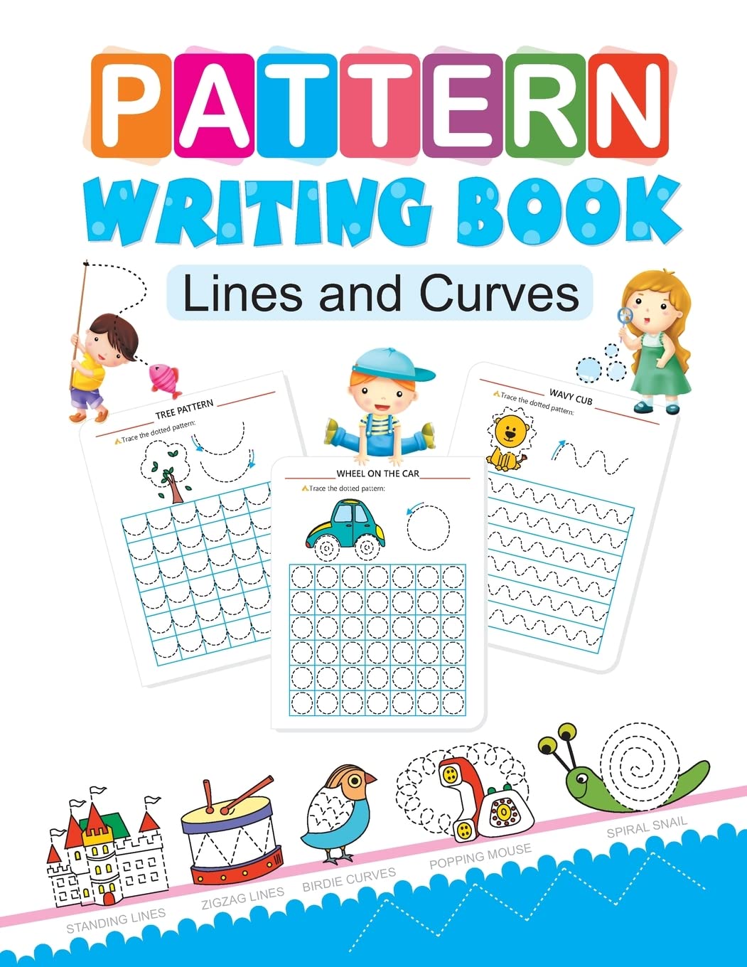 Pattern Writing Book: Lines and Curves [Paperback] [Jan 22, 2025] LS Editorial Team
