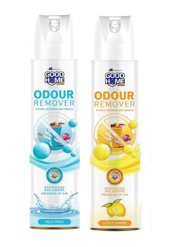 Good Home Odour Remover Aqua Fresh and Citrus Unwind (Pack of 2)