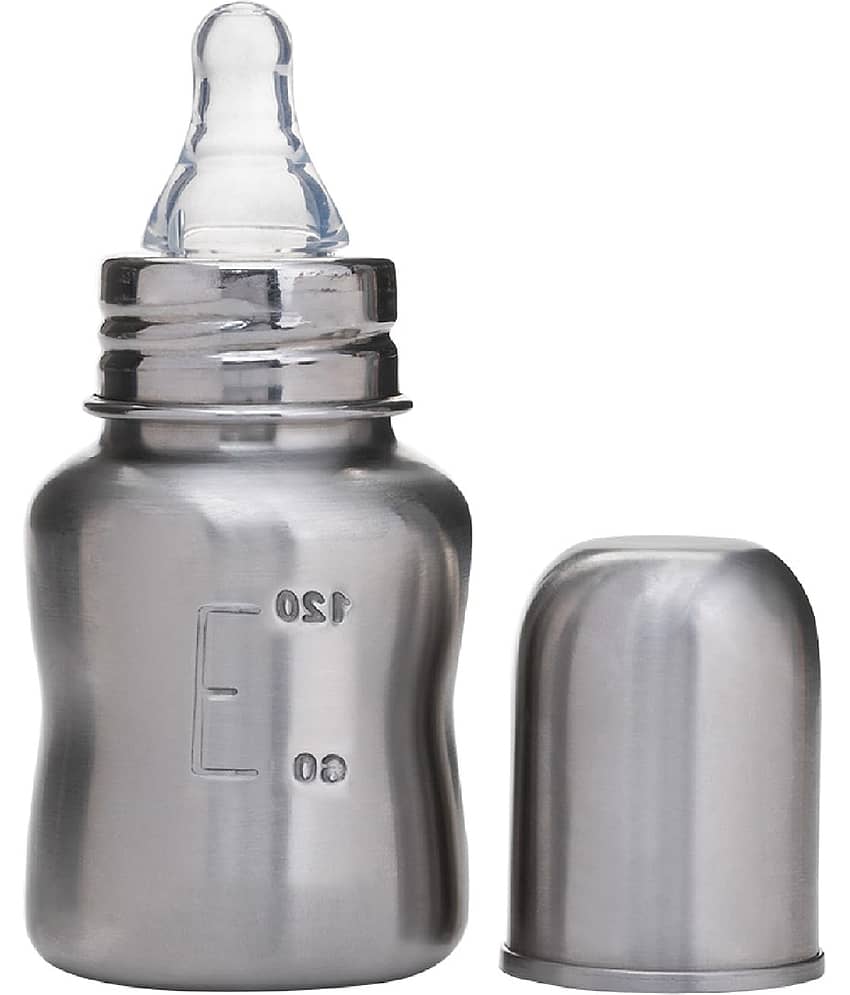 BBYARAJ 120 Silver Feeding Bottle ( Pack of 1 )