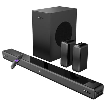 ZEBRONICS Juke BAR 9510WS PRO Dolby 5.1 Soundbar, Dolby Audio, 600 Watts, Wireless (Dual Rear Satellites & 6.5" Subwoofer), Triple Driver Soundbar, Bluetooth v5.1 | HDMI (ARC) | Optical | USB | AUX ZEBRONICS Juke BAR 9510WS PRO Dolby 5.1 Soundbar, Dolby ZEBRONICS Juke BAR 9510WS PRO Dolby 5.1 Soundbar, Dolby Audio, 600 Watts, Wireless (Dual Rear Satellites & 6.5" Subwoofer), Triple Driver Soundbar, Bluetooth v5.1 | HDMI (ARC) | Optical | USB | AUX ZEBRONICS Juke BAR 9510WS PRO Dolby 5.1 Soundbar, Dolby