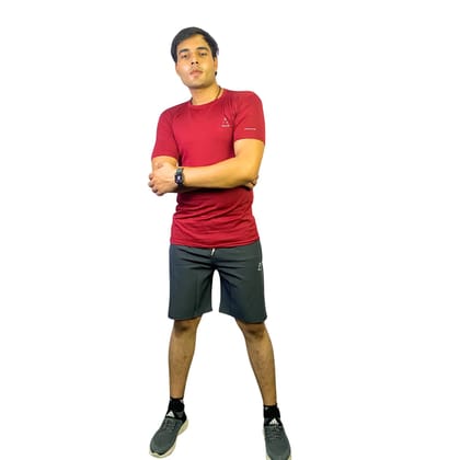 Wruxing Solid Men Track Suit