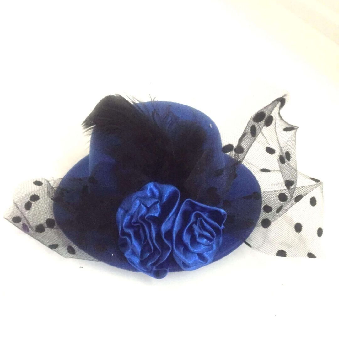 Wanna Party Blue CliP ToP Net Headband