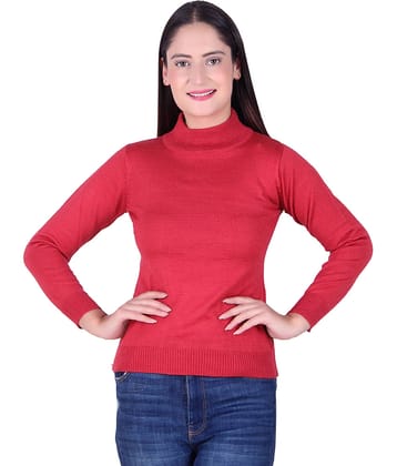 Ogarti Acrylic Red Pullovers