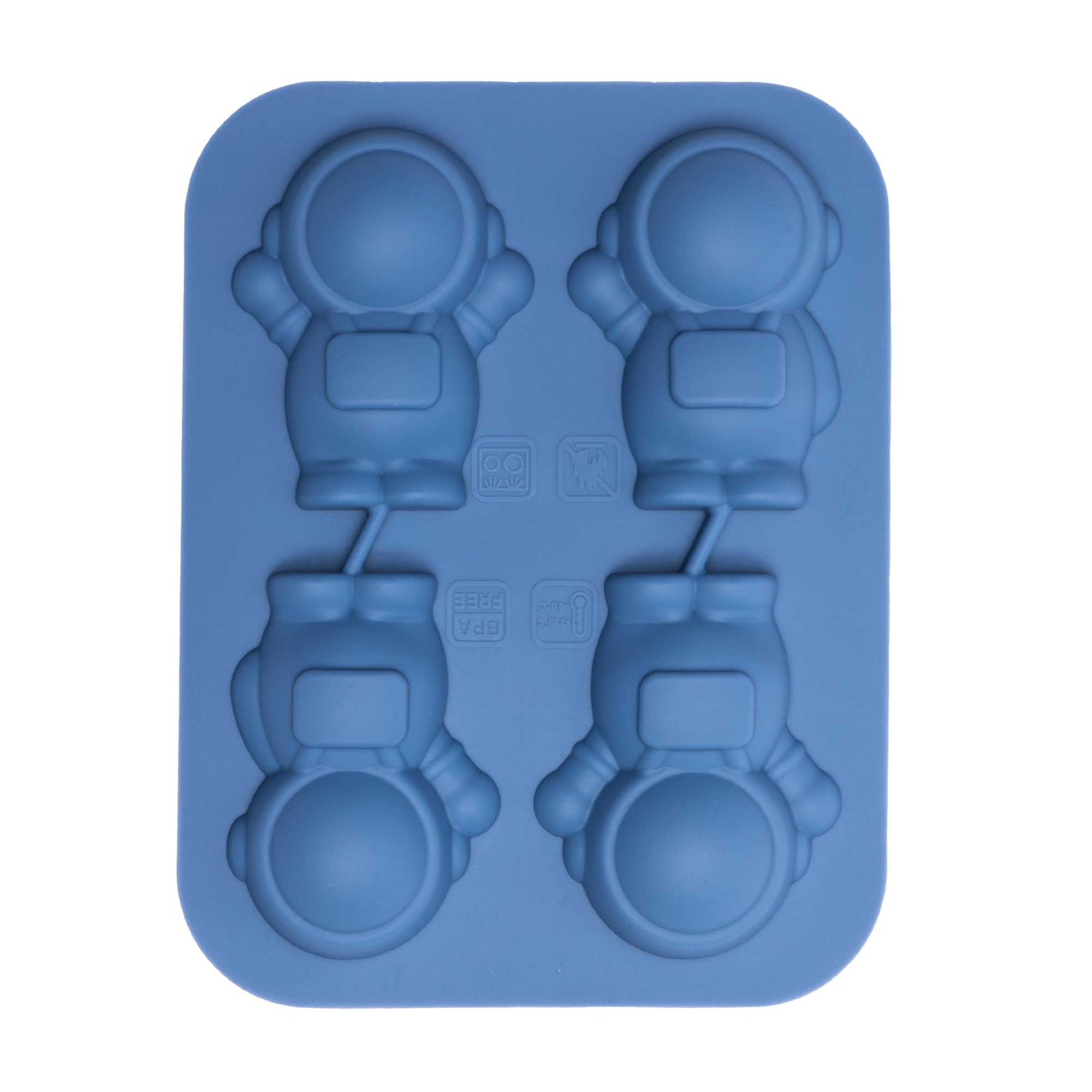 NATURALLY YOURS Silicone Astronaut ICE Ball Tray 170 X 132 X 47 MM Clear LID