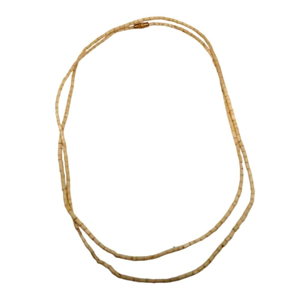 MAYAPURI Tulsi Mala/Tulsi Kanthi Mala 2 Round Neckless For Men & Women, Brown Color (Pack of 3)