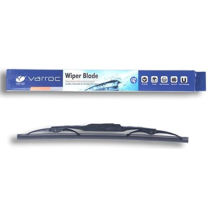 VARROC Wiper Blade 9 mm U Hook 330 mm 13 in | Smooth & Silent Cleaning | Works in All Weathers | Anti-Corrosion Frame | Size 13-Inch