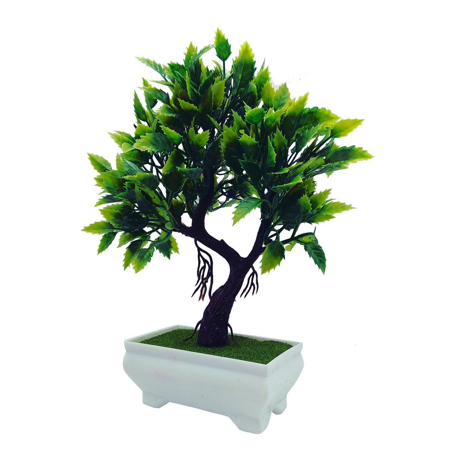 FOLIYAJ Artificial Bonsai Shemrock Tree
