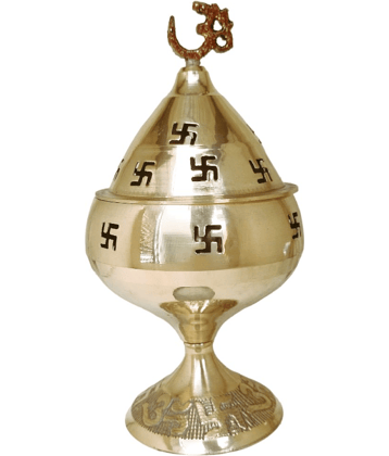 Spherulemuster Brass Akhand Diya - Pack of 1