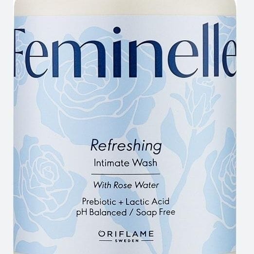White Casual Intimate Wash for Girls and Women Smooth Texture