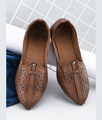 Anjaneya Creations Brown Men's Jutti
