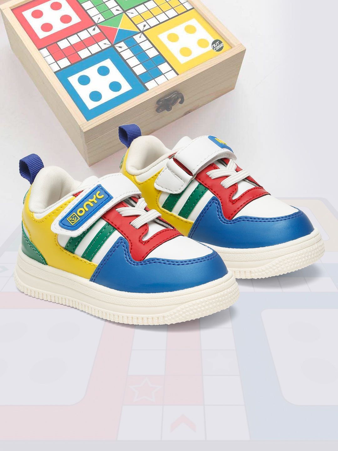 Ludo Comfortable & LightWeight Sneakers With Elastic Laces - Multicolor (Unisex)