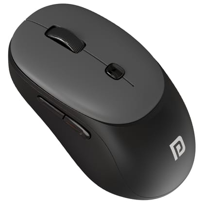 Portronics Toad Neo 6D Button Design, 2.4 Ghz RF Receiver, DPI Control Upto 3200, Type C Rechargeable Battery - Black