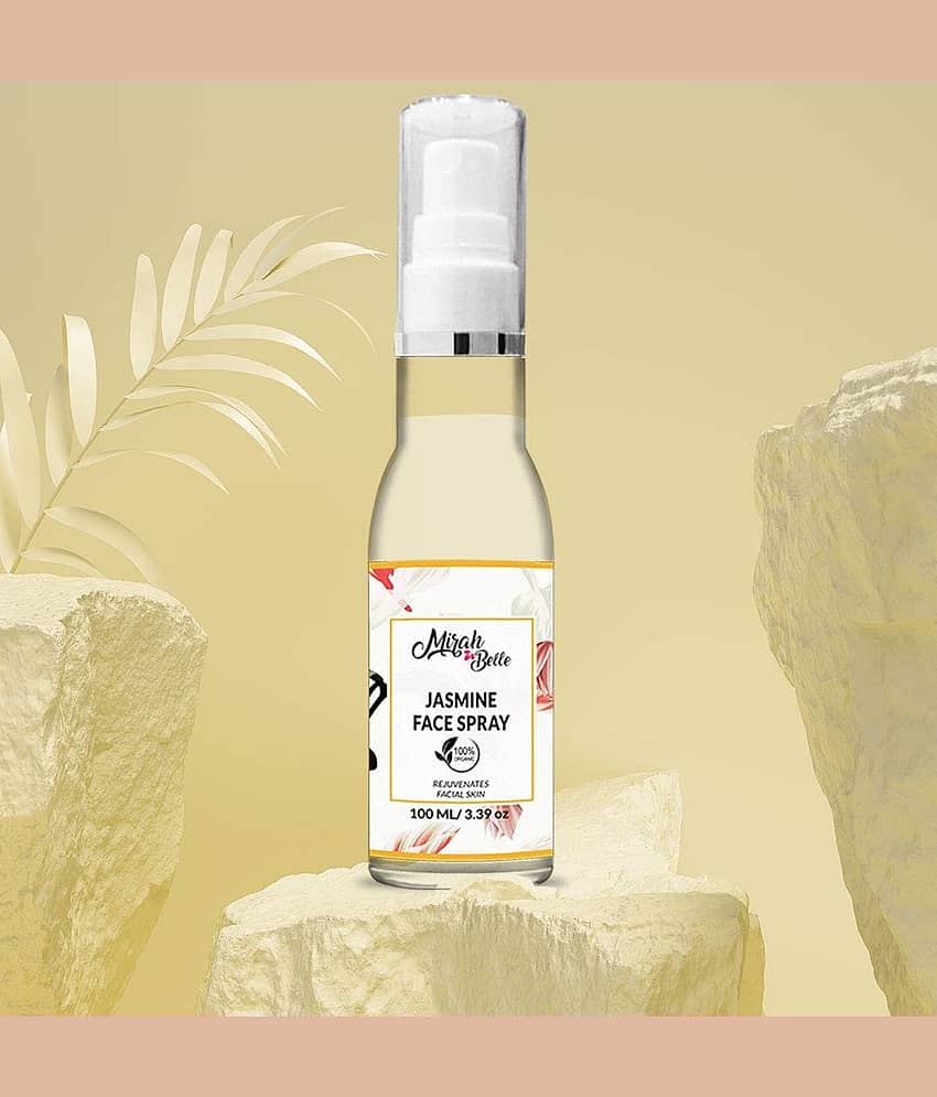 Mirah Belle Jasmine Face Spray (Alcohol Free),100 ml Soothing,Sulphate & Paraben free Skin Freshener 100 mL