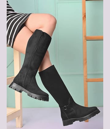 Fashion Victim Black Women's Knee Length Boots