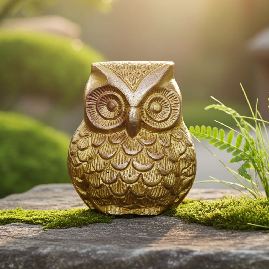 Brass Home Decorative Owl, Uluu (ANMAS237 D)