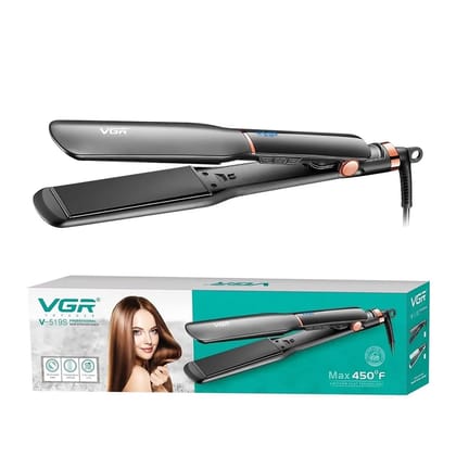 VGR V-519s Professional Hair Straightener with 38mm Ceramic Plates, 450°F Max