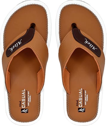 Altek Tan Men's Thong Flip Flop