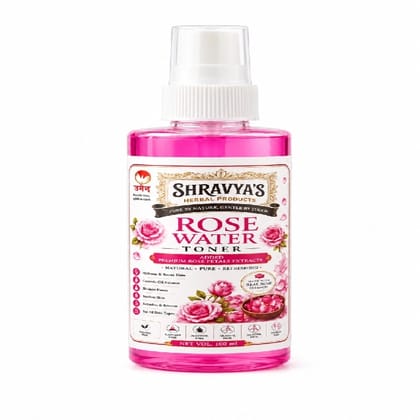 Premium Rose Petal Water Toner