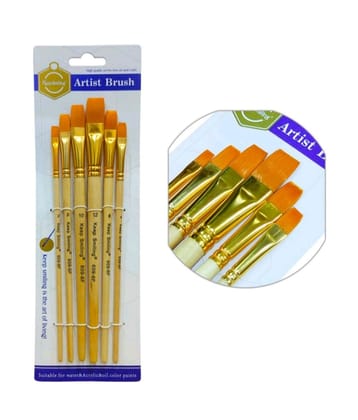 Keep Smiling Flat Brushes - 6 brush