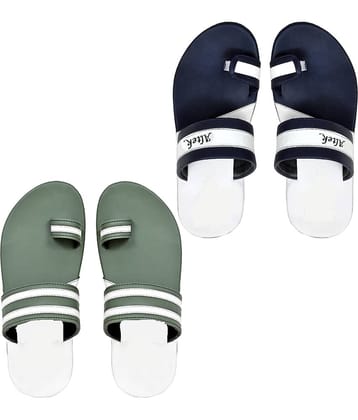 Altek Multi Color Men's Combo Slipper