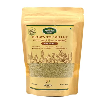 Browntop Millet 500g | whole grain /Natural & Unpolished Whole Grain | Gluten-Free Superfood | Rich in Fiber & Protein | No Preservatives
