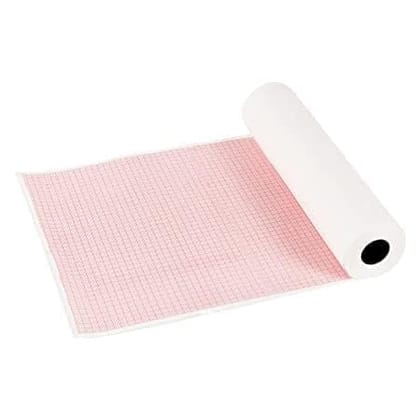 ECG Paper Roll 215mm x 18m - Pack of 2 | Pink Rectangular Thermal Chart Roll | Compatible with Bionet ECG Machine ECG Paper Roll 215mm x 18m - Pack of 2 | Pink Rectangular Thermal Chart Roll | Compatible with Bionet ECG Machine