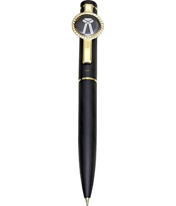 UJJi Brass Material Advocate Logo Black Ball Pen